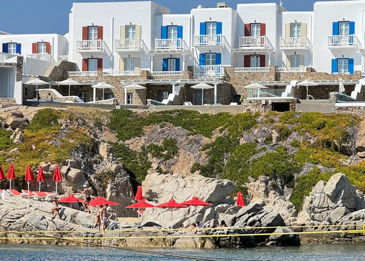 Petasos Beach Resort and Spa in Mykonos